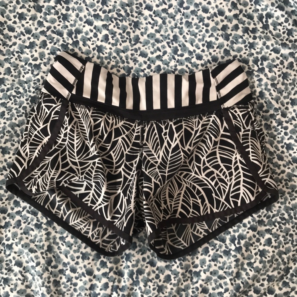 Lululemon Leaf Pattern Shorts!